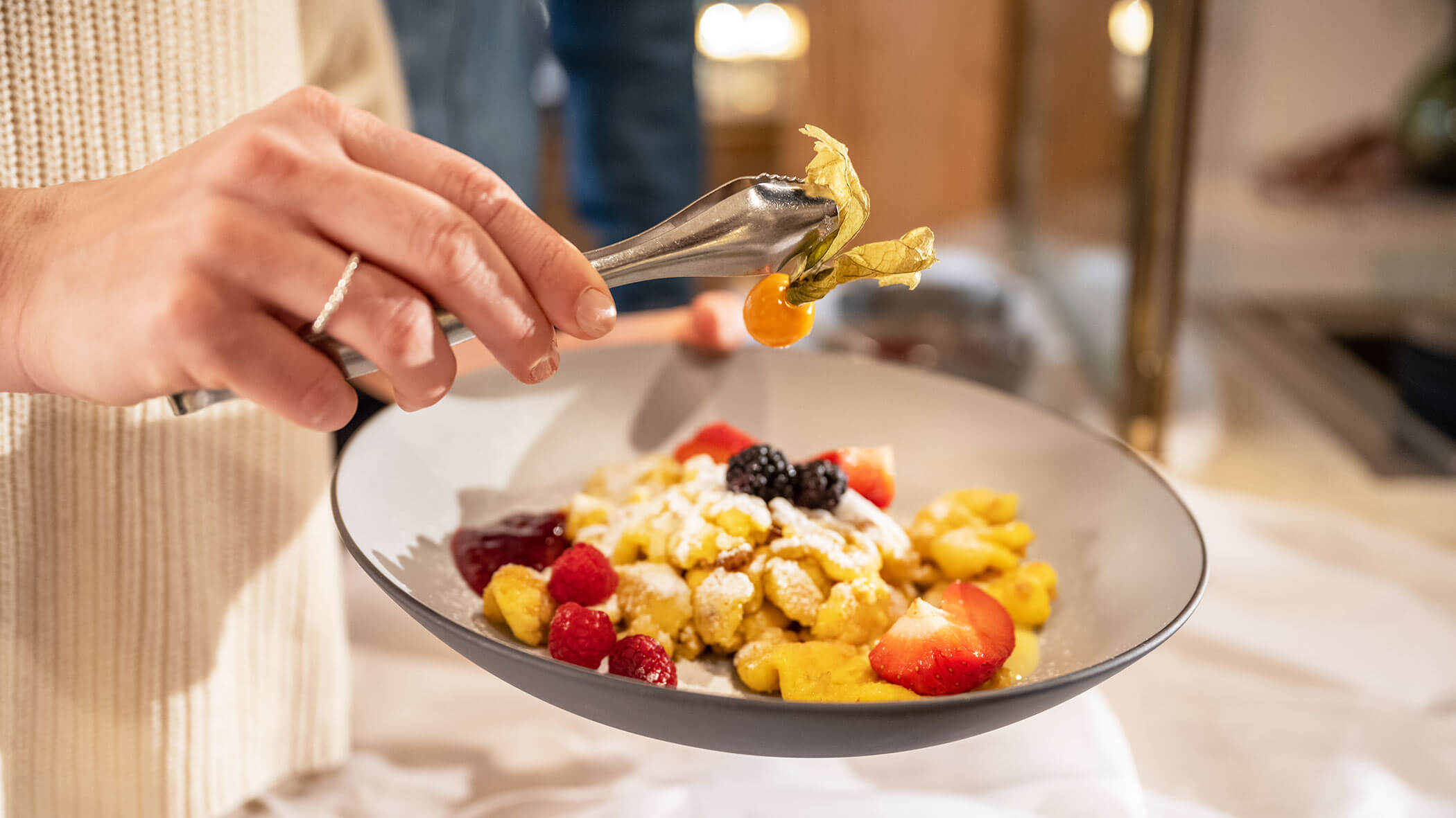 Mittagsgericht - 5 Sterne Hotel Mirabell Dolomites in Olang