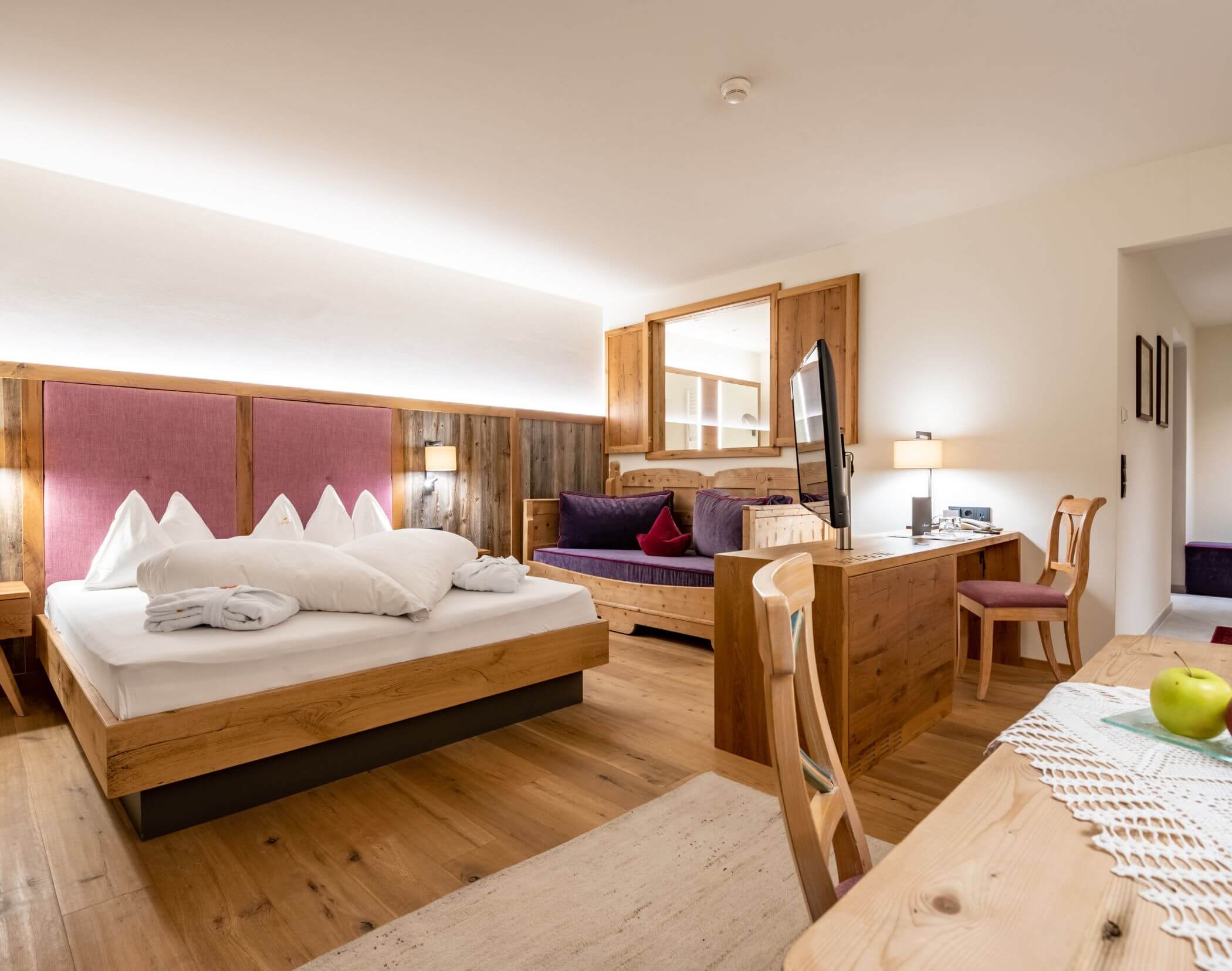Camere moderne - Hotel Mirabell Dolomites 5 stelle a Valdaora