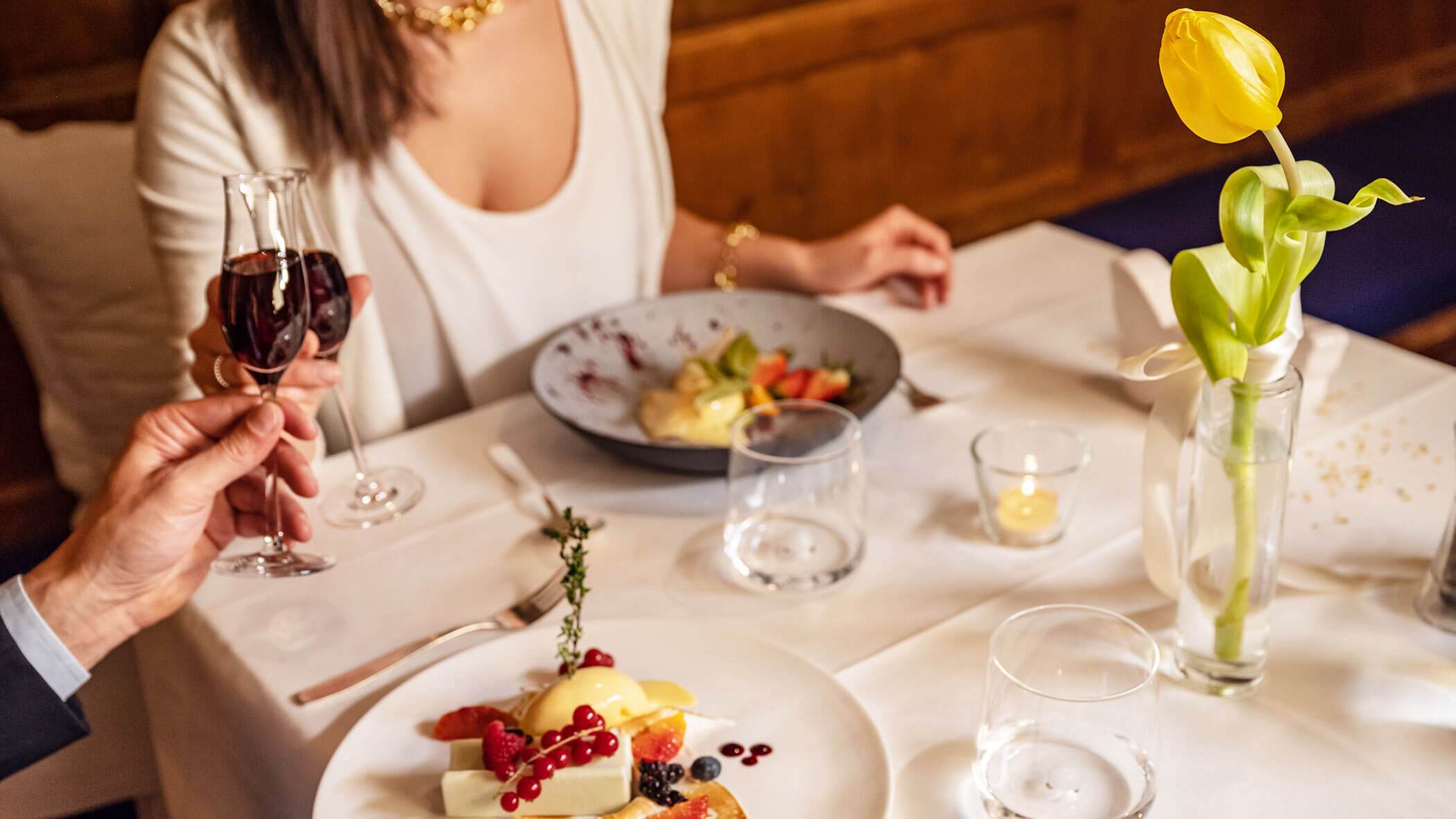 Dessert e vino - Hotel Mirabell Dolomites 5 stelle a Valdaora