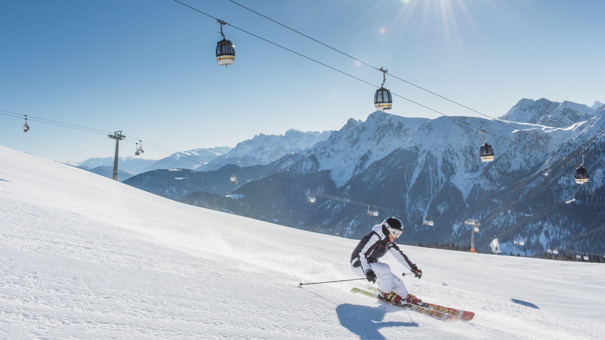 Skifahren am Kronplatz - 5 Sterne Hotel Mirabell Dolomites in Olang