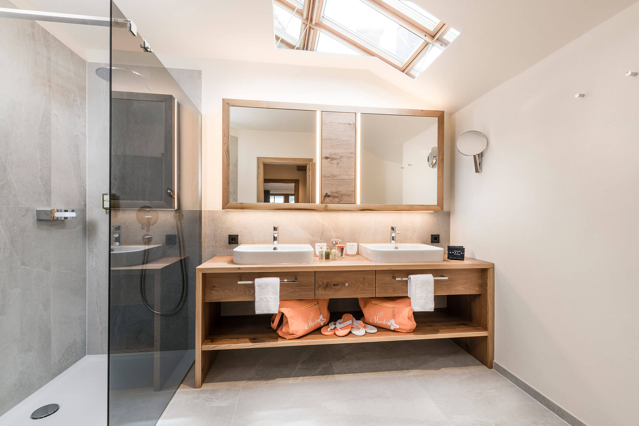 Badezimmer Mirabell - 5 Sterne Hotel Mirabell Dolomites in Olang